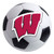 Wisconsin Badgers Soccer Ball Mat