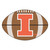 Illinois Football Rug 20.5"x32.5"