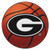 Georgia Bulldogs Basketball Mat - Black