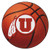 Utah Utes Basketball Mat