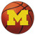 Michigan Wolverines Basketball Mat