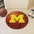 Michigan Wolverines Basketball Mat