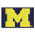 Michigan Wolverines Mat - M Logo