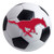 SMU Mustangs Soccer Ball Mat