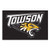 Towson Tigers NCAA Black Logo Mat
