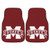 Mississippi State Bulldogs 2-pc Carpeted Car Mat Set