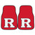 Rutgers 2-pc Carpeted Car Mats