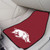 Arkansas Razorbacks 2-pc Carpeted Car Mat Set