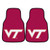 Virginia Tech Hokies 2-pc Carpeted Car Mat Set