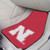Nebraska Cornhuskers 2-pc Carpeted Car Mat Set