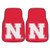 Nebraska Cornhuskers 2-pc Carpeted Car Mat Set