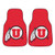 Utah Utes 2-pc Carpet Car Mat Set