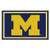 Michigan Wolverines 4' x 6' Ultra Plush Area Rug