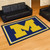 Michigan Wolverines 5'x 8' Ultra Plush Area Rug