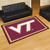 Virginia Tech Hokies NCAA 5'x8' Ultra Plush Area Rug