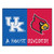Kentucky Wildcats - Louisville Cardinals House Divided Mat