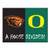 Oregon Ducks - Oregon State Beavers House Divided Mat