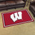 Wisconsin Badgers 4'x6' Ultra Plush Area Rug