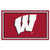 Wisconsin Badgers 4'x6' Ultra Plush Area Rug