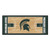 Michigan State Spartans Logo NCAA Basketball Court Mat