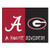 Alabama Crimson Tide - Georgia Bulldogs House Divided Mat