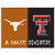 Texas Lonhorns - Texas Tech House Divided Mat