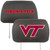Virginia Tech NCAA Head Rest Cover Set