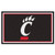 Cincinnati Bearcats 4'x6' Ultra Plush Area Rug