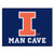 Illinois Man Cave All Star Mat