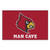 Louisville Cardinals NCAA Man Cave Mat