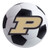 Purdue Boilermakers Soccer Ball Mat - P Logo
