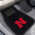 Nebraska Cornhuskers 2-pc Embroidered Car Mat Set