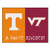 Tennessee Volunteers - Virginia Tech Hokies House Divided Mat