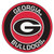 Georgia Bulldogs NCAA Round Mat