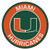 Miami Hurricanes Round Mat