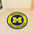 Michigan Wolverines Round Mat