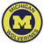 Michigan Wolverines Round Mat