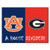 Auburn Tigers - Georgia Bulldogs House Divided Mat