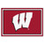University of Wisconsin 5' x 8' Ultra Plush Area Rug