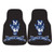 Nevada Wolf Pack 2-pc Carpeted Car Mat Set - Wolfie Logo