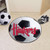 Nebraska Huskers  Soccer Ball Mat