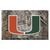 Miami Hurricanes NCAA Camo Scraper Mat