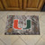 Miami Hurricanes NCAA Camo Scraper Mat