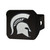 Michigan State Spartans Black Hitch Cover Chrome