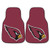 Arizona Cardinals 2-piece Carpet Car Mat Set