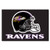 Baltimore Ravens NFL Mat - Helmet Logo