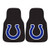 Indianapolis Colts 2-piece Carpet Car Mat Set - Black