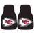 Kansas City Chiefs 2-piece Carpet Car Mat Set - KC Arrow Logo