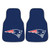 New England Patriots 2-piece Carpet Car Mat Set