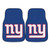 New York Giants 2-piece Carpet Car Mat Set